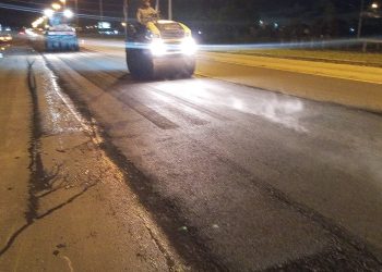 Microrrevestimento asfáltico na Epia prolonga vida útil da pista e beneficia cerca de 70 mil motoristas diariamente