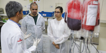Vencedor de ação do Hemocentro conhece o caminho do sangue até os hospitais