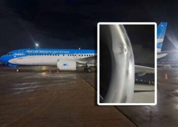 drone-atinge-aviao-argentino-e-danifica-motor-em-pouso-no-rio
