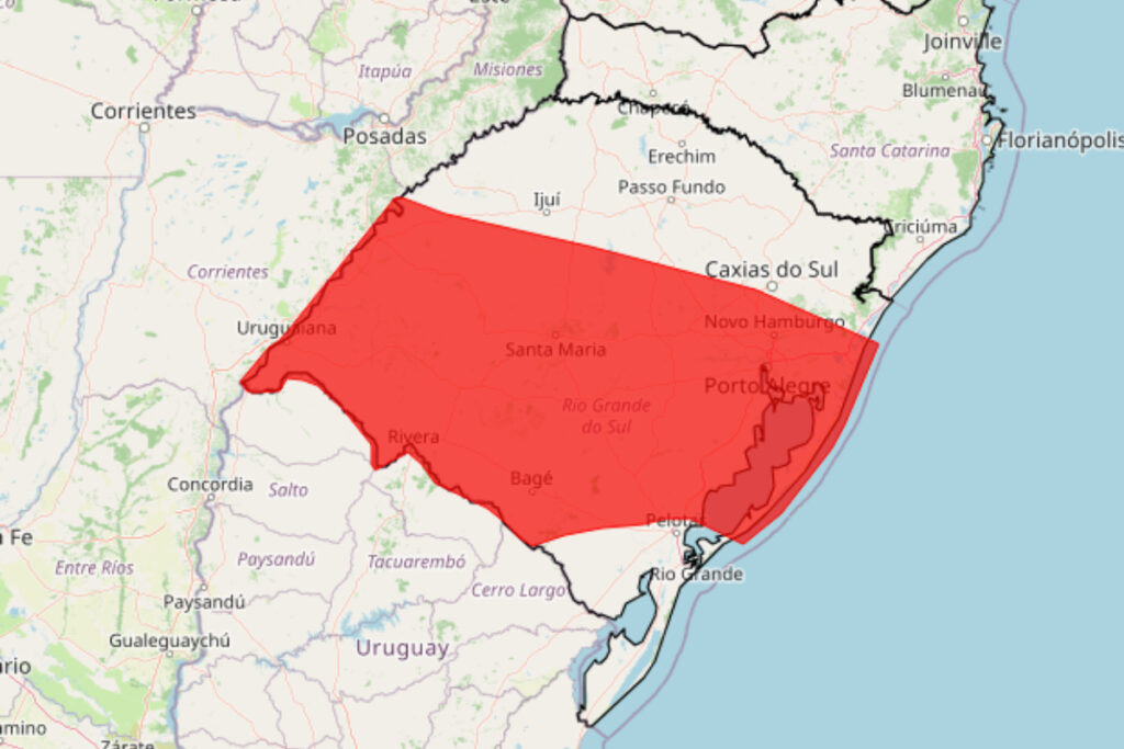 inmet-emite-alerta-para-chuvas,-alagamentos-e-deslizamentos-no-rs